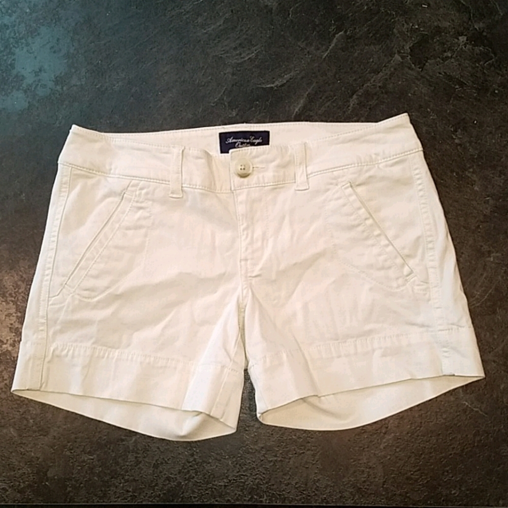 Cream shorts